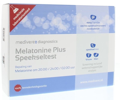 Medivere melatonine plus speekseltest 1st  drogist