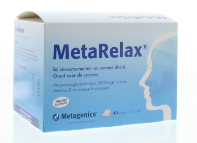 Metagenics metarelax sachets 40st  drogist