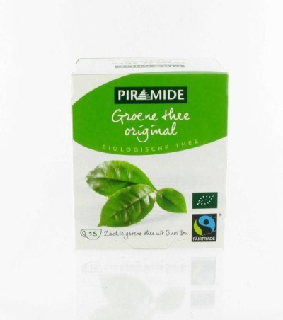 Foto van Piramide groene thee original 15sach via drogist