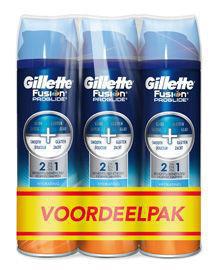 Foto van Gillette proglide hydrating gel 3 pack 200 ml 3x200 via drogist