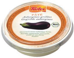 Foto van Tartex pate gegrilde aubergine bio 8 x 75g via drogist