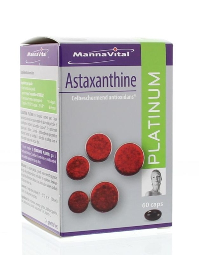 Mannavital astaxanthine platinum 60cap  drogist