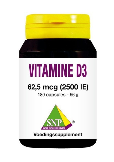Foto van Snp vitamine d3 2500ie 180ca via drogist