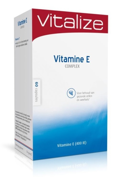 Foto van Vitalize products vitamine e complex 60ca via drogist