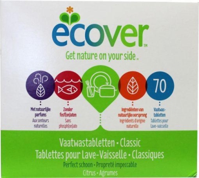 Foto van Ecover vaatwasmachine tabletten 70tab via drogist