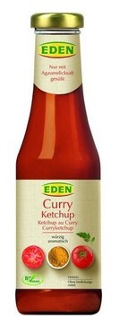 Foto van Eden curry ketchup 6 x 6 x 450ml via drogist