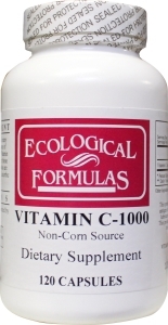 Foto van Ecological formulas vitamine c 1000 mg ecologische formule 120cap via drogist