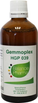 Foto van Balance pharma gemmoplex hgp039 cerebrolymf 100ml via drogist