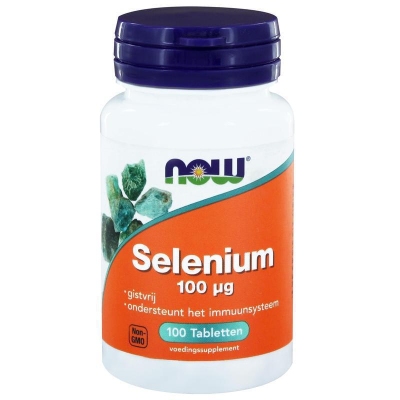 Now selenium 100mcg yeastfree 100tab  drogist