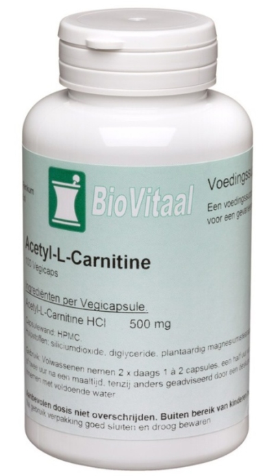 Biovitaal acetyl l carnitine * 100cp  drogist