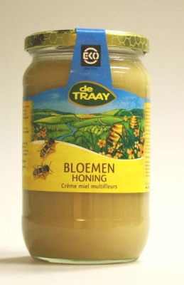 Foto van Traay bloemen honing creme eko 900g via drogist