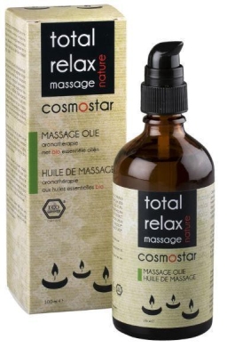 Foto van Cosmostar massage olie total relax smooth stress relief 100ml via drogist