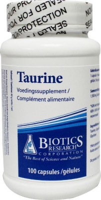 Biotics taurine 500mg 100 capsules  drogist