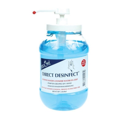 Herome handgel direct desinfect double active geparfumeerd met pomp 1000ml  drogist