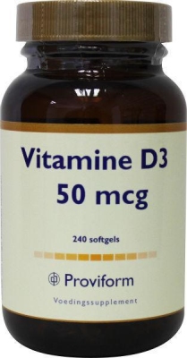 Foto van Proviform vitamine d3 50 mcg 240sft via drogist