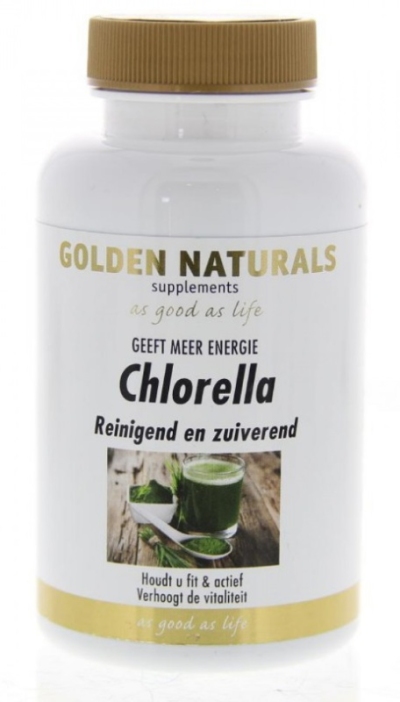 Golden naturals chlorella 600tb  drogist