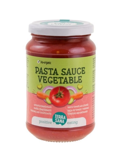 Foto van Terrasana tomatensaus groente 340g via drogist