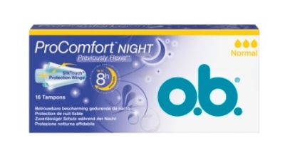Foto van Ob tampons procomfort night normaal 16st via drogist