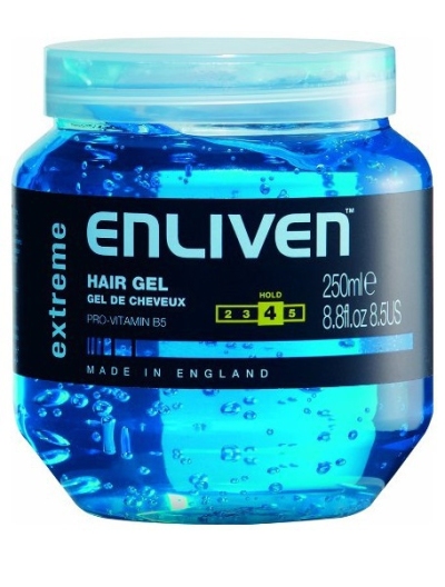 Foto van Enliven for men hairgel extreme blue 250ml via drogist