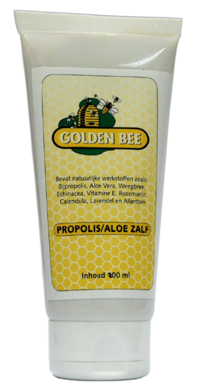 Foto van Golden bee honing aloe hand & body lotion 300ml via drogist