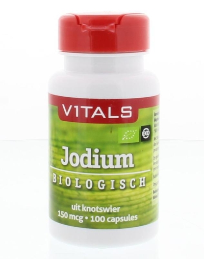 Foto van Vitals jodium biologisch 100cap via drogist