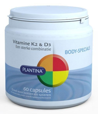 Plantina vitamine k en d3 60caps  drogist