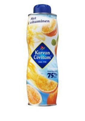 Foto van Karvan cevitam sinaasappel 750ml via drogist