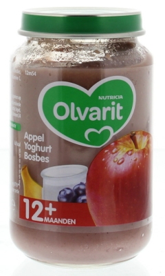 Olvarit 12m54 appel yoghurt bosbes 6 x 200gr  drogist