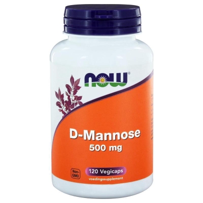 Now d mannose 500mg 120cap  drogist