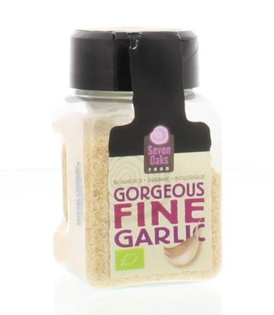 Foto van Seven oaks food gorgeous fine garlic powder bio 60g via drogist