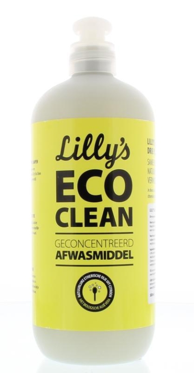 Foto van Lillys eco clean afwasmiddel 500ml via drogist