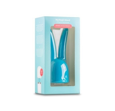 Foto van Mymagicwand bunny opzetstuk blauw 1st via drogist