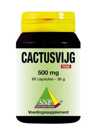 Foto van Snp cactusvijg 500 mg puur 60ca via drogist