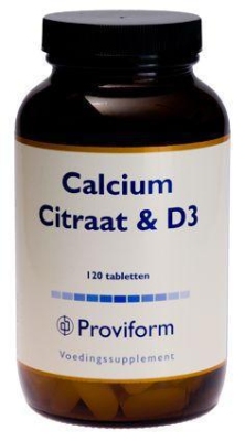 Foto van Proviform calcium citraat & d3 120tab via drogist