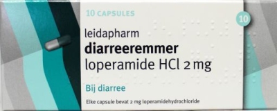 Foto van Leidapharm diarreeremmer loperamide 2mg 10cap via drogist
