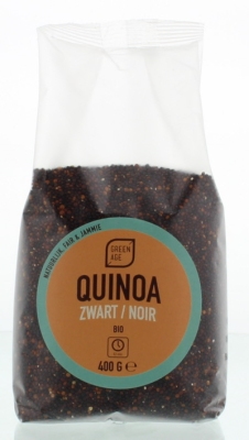 Foto van Greenage quinoa zwart 400g via drogist