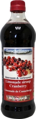 Foto van Terschellinger cranberry siroop 6 x 6 x 500ml via drogist