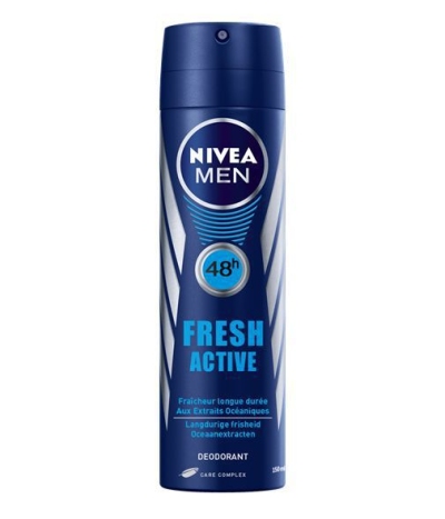 Foto van Nivea men deodorant fresh spray 150ml via drogist