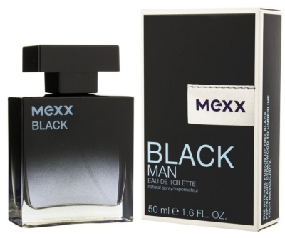 Foto van Mexx black men eau de toilette 50ml via drogist