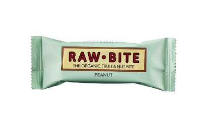 Foto van Raw bite peanut 50g via drogist