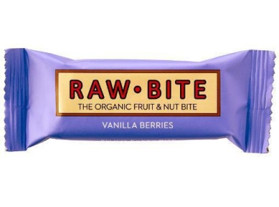 Foto van Raw bite vanilla berries 50g via drogist