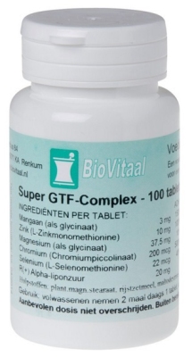 Biovitaal super gtf comp 100tb  drogist