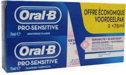 Oral-b pro expert sensitive & white duo 2st  drogist