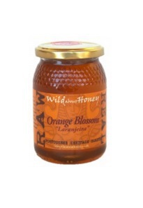 Foto van Wild about honey honey sinaasappelbl 500gr via drogist