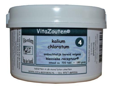 Vita reform van der snoek kalium muriaticum/chloratum vitazout nr. 04 720tab  drogist