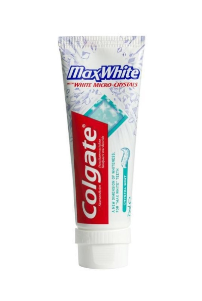 Foto van Colgate colgate tandpasta max white 75ml via drogist