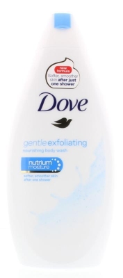 Foto van Dove shower gentle exfoliating 500ml via drogist