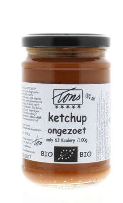 Ton's mosterd ketchup ongezoet 270g  drogist