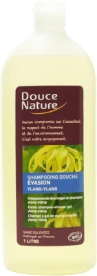 Foto van Douce nature douchegel & shampoo ontspannend 1000ml via drogist