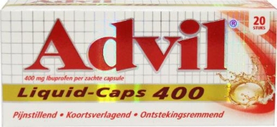 Advil liquid 400mg # 20cap  drogist